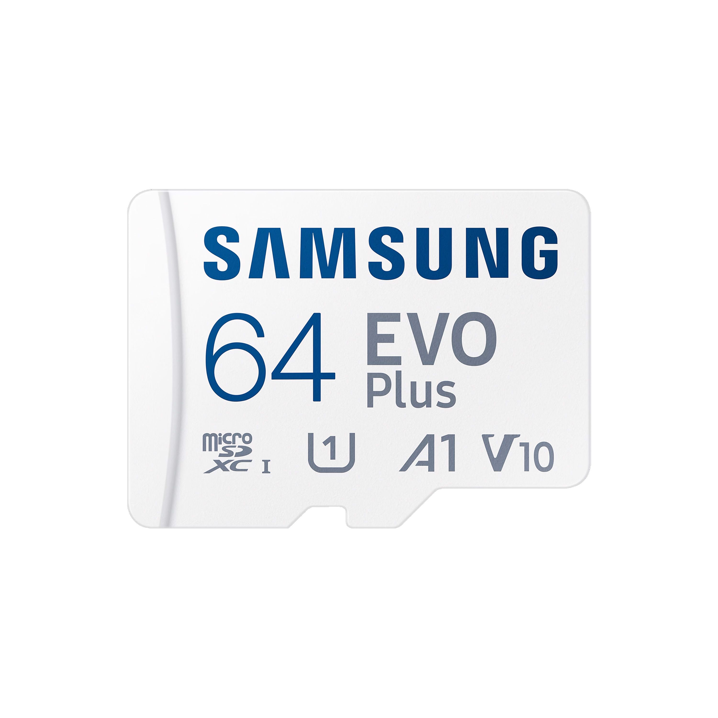 microSDXC memory card 64GB UHS-I U1 CL10 Samsung EVO Plus