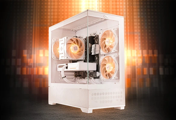Dominance in FHD &amp; WQHD Gaming: The BoostBoxx snKarma - GOLD PC with Ryzen 5 7500X3D, RTX 5060 Ti, and 1 TB SSD!