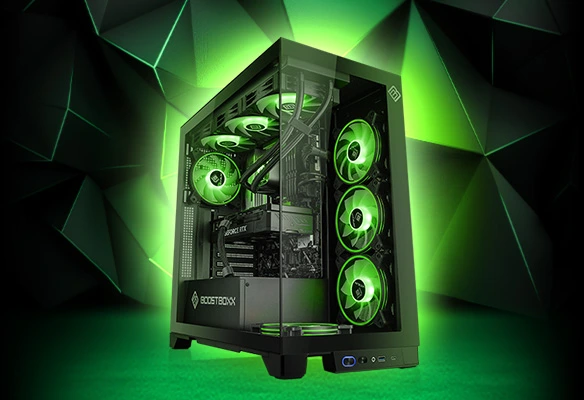 Experience first-class gaming power at an unbeatable price with the BoostBoxx Gamestar PC Ultra GeForce.