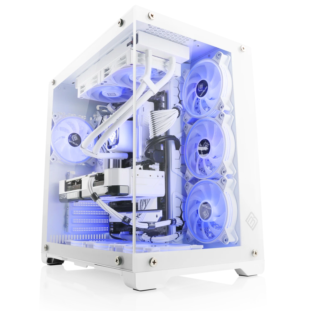 RTX 5070 Gaming PC BoostBoxx White Build 7090