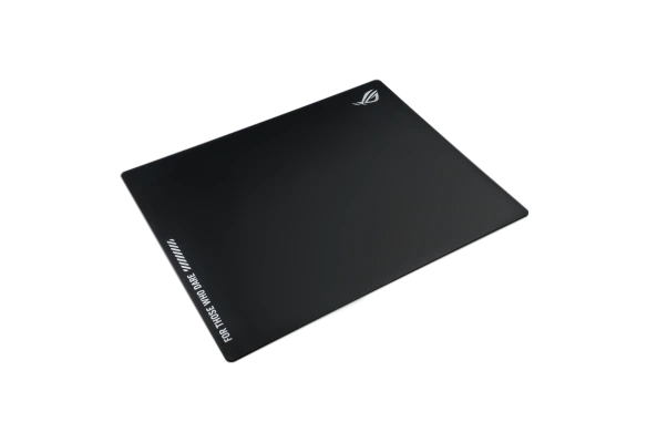 ASUS ROG Moonstone Ace L Glass mouse pad | gaming mouse pad at an affordable price | 50.0 &times; 40.0 &times; 0.4 cm | non-slip silicone base