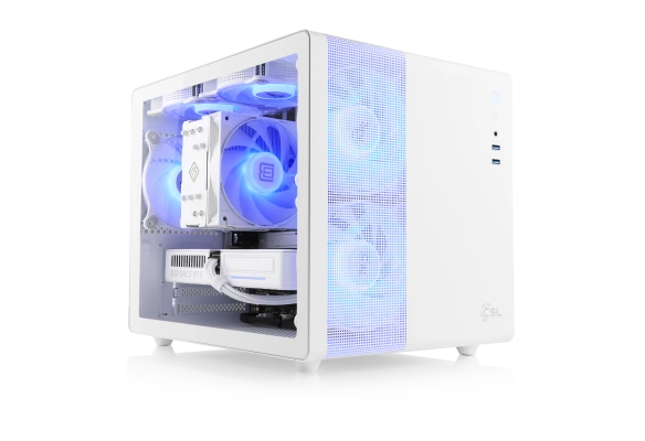 パソコン PC Gaming White Edition High End NOX STORM All-White PC (Ryzen 7 9800X3D, RTX 5080) | NOX Gaming