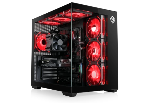 RTX 5060 Ti Gaming PC BoostBoxx 1105: WQHD gaming PC with Ryzen 5 8400F, RTX 5060 Ti 16GB, 32 GB RAM and stylish aRGB cooling. Discover it now!