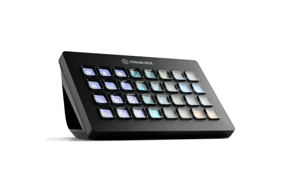 Das Elgato Stream Deck XL Keypad bietet Dir in kompakter Form volle Kontrolle und Komfort! 32 programmierbare Tasten lassen keine W&uuml;nsche f&uuml;r deinen Stream offen.