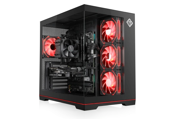 RTX 5060 Ti Gaming PC BoostBoxx 1105: WQHD gaming PC with Ryzen 5 8400F, RTX 5060 Ti 16GB, 32 GB RAM and stylish aRGB cooling. Discover it now!