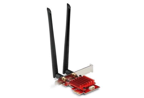Die WLAN PCIe Karte 2400 MBit/s (600 MBit/s @ 2,4 GHz) - CSL PAX-2400 bietet hervorragende &Uuml;bertragungsraten f&uuml;r Ihr drahtloses Netzwerk!