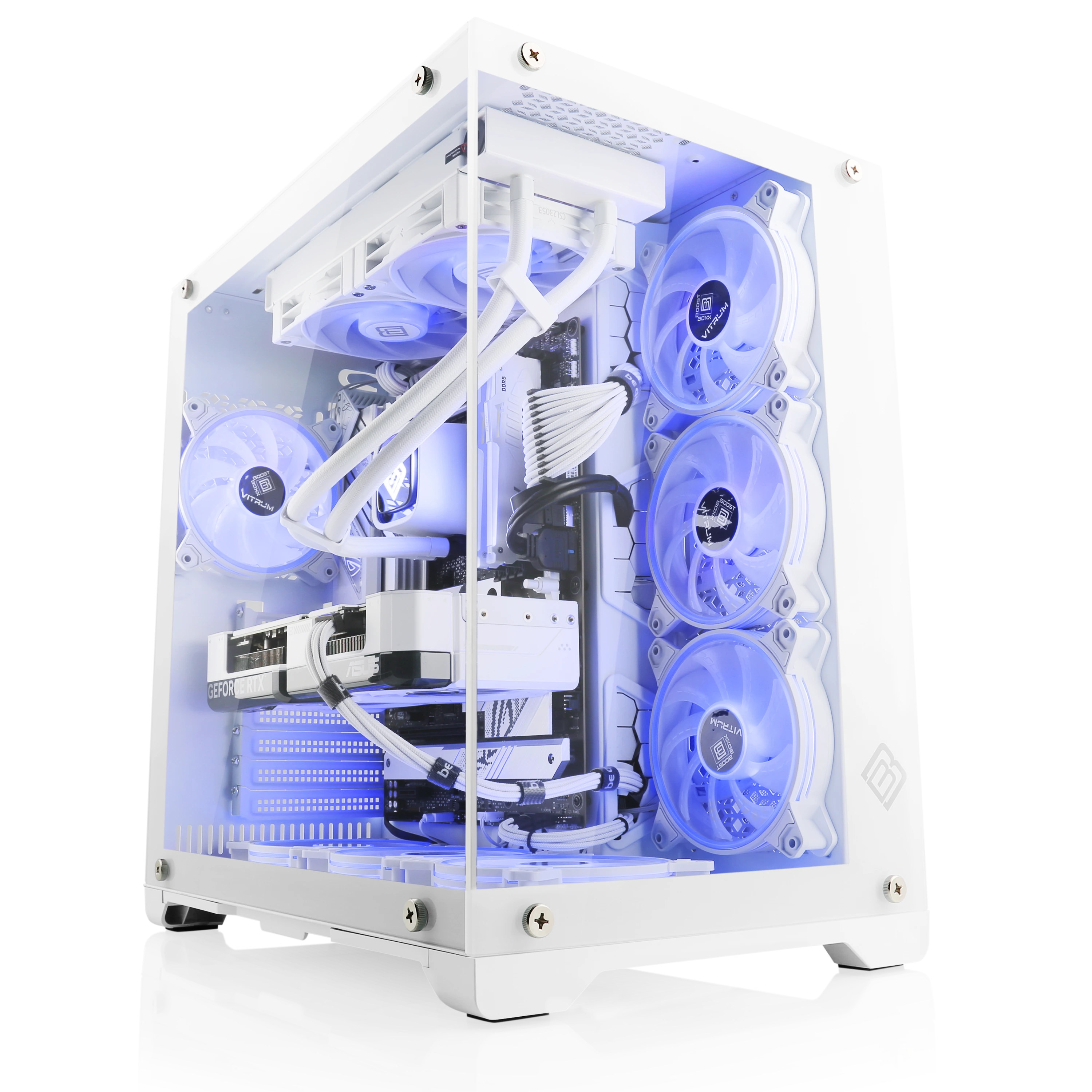 RTX 5070 Gaming PC BoostBoxx White Build 7090