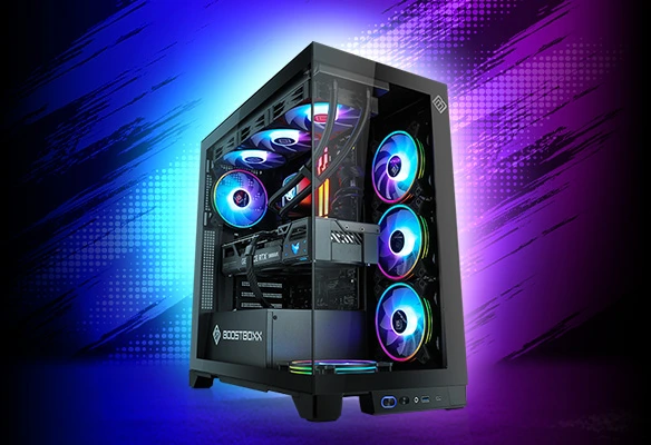 Plongez dans le monde de Cyberpunk 2077 Phantom Liberty avec le BoostBoxx GameStar PC NEON S. Un maximum de jeu en 1440p !