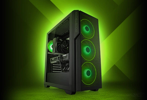 PC gaming 4K &eacute;quip&eacute; d'un Ryzen 7 7800X3D et d'une RTX 5070 Ti. Taux de rafra&icirc;chissement &eacute;lev&eacute;, 32 Go de DDR5 et un SSD de 1 To pour une exp&eacute;rience de jeu UHD fluide.