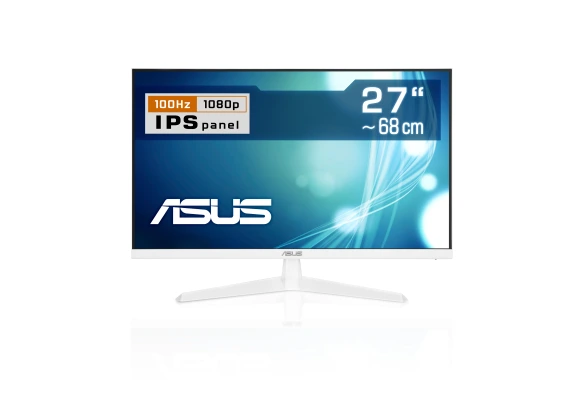 ASUS VY279HF-W - Moniteur 27" Full HD, diagonale d'&eacute;cran 68 cm, 1920 &times; 1080 pixels, &eacute;cran large 16:9, r&eacute;tro&eacute;clairage par LED