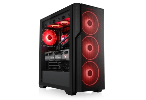 RTX 5070 Gaming PC BoostBoxx 1155 avec Ryzen 7 9850X3D &amp; RTX 5070 &ndash; PC gaming WQHD avec 16 Go de DDR5 et 1 To de SSD pour des performances fluides en 1440p.
