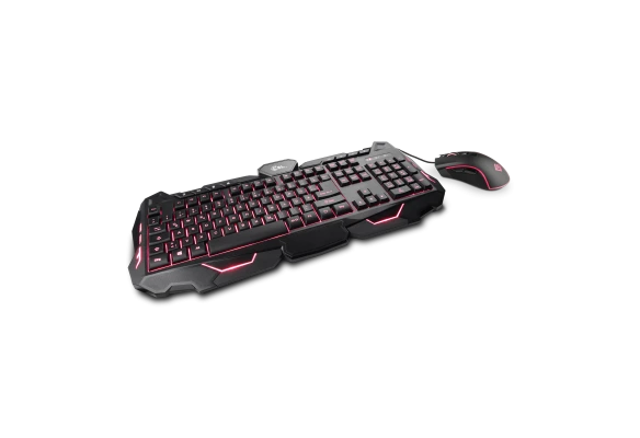 TitanWolf Imperial Tastatur mit Outemu Blue Tastenschalter - vollmechanisch, RGB, Anti Ghosting/Full-Key-Rollover, Media-Hotkeys