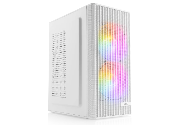 Obtenez le puissant PC de jeu AMD Ryzen 5 avec des graphismes GeForce RTX 5060 pour des jeux FPS en Full HD et WQHD.