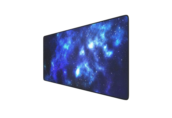 CSL Titanwolf Blue Stars XXL Tapis de souris | Tapis de souris de jeu &agrave; prix r&eacute;duit | 90,0 &times; 40,0 &times; 0,3 cm | dessous en caoutchouc antid&eacute;rapant