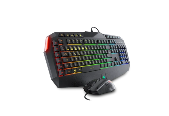 BoostBoxx Phobetor Gaming Desktop - Gaming Maus und Tastatur, RGB