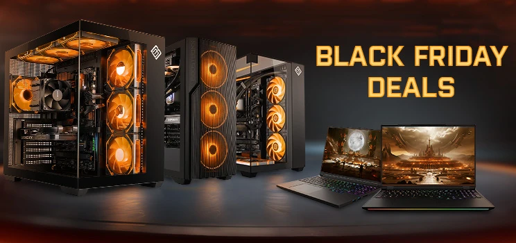 Offres Gaming Black Friday 2025 : PC et ordinateurs portables de jeu avec RTX 50
