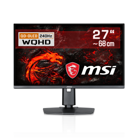 68 cm (27") MSI MAG 271QPXDE E2, 2560x1440 (WQHD), QD-OLED Panel, 240 Hz, 2x HDMI, DisplayPort