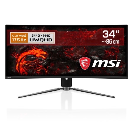 86 cm (34") MSI MAG 341CQPDE, 3440x1440 (UWQHD), QD-OLED Panel, 175 Hz, 2x HDMI, DisplayPort