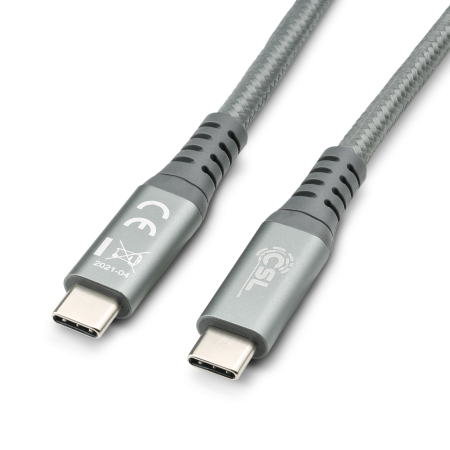 USB 3.2 Typ-C Kabel, 2m, grau