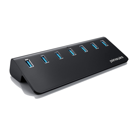 USB 3.2 Hub, 7 Ports inkl. Netzteil