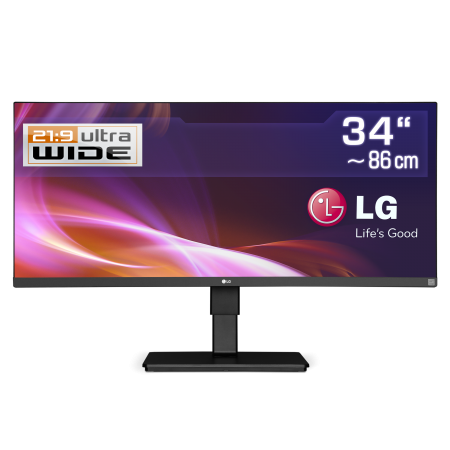 86,4 cm (34") LG 34BN670-B, 2560x1080 (Full HD), IPS Panel, HDMI, DisplayPort