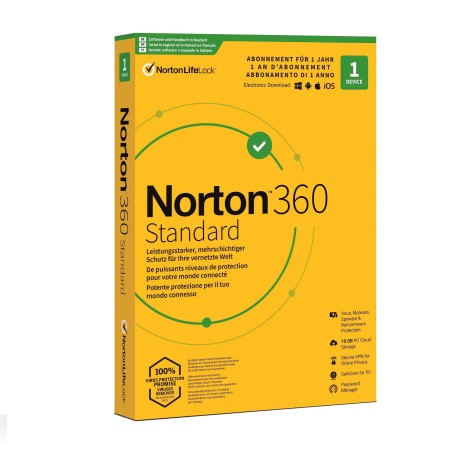 Norton Security Standard 360 ESD - 1 Lizenz (Digitaler Produkt-Key, ohne Abo)