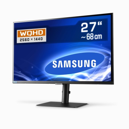 68 cm (27") Samsung S60UA, 2560×1440 (WQHD), IPS Panel, HDMI, 2x DisplayPort