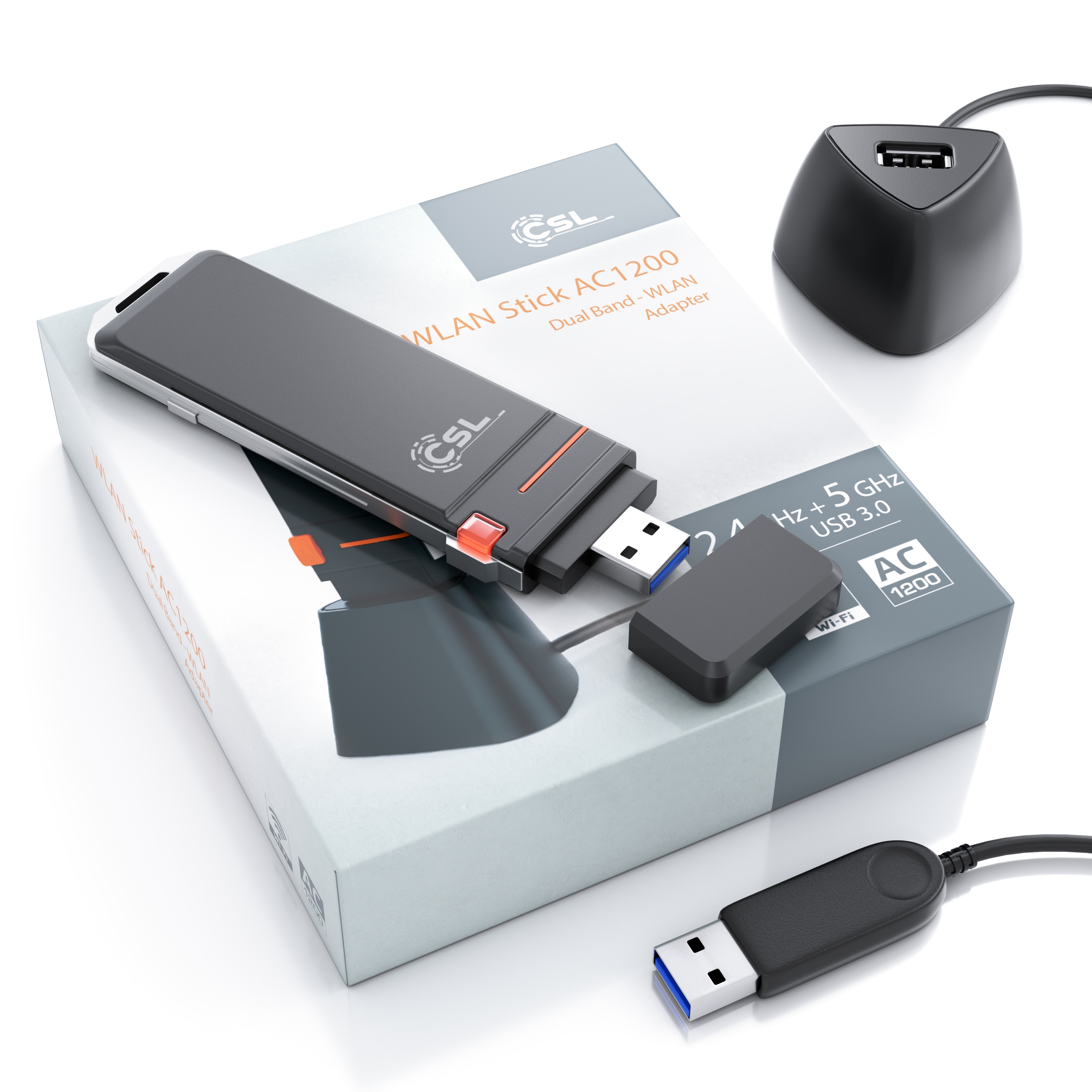 Csl Net Wlan Usb 3.0 Stick Drivers WLAN USB-Stick 867 MBit/s (400 MBit/s @ 2,4 GHz) - CSL AC1300 + USB