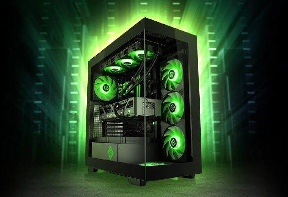 Der PietSmiet Mega-Lang ist ideal f&uuml;r UHD 4K-Gaming. Mit der AMD Ryzen 7 9850X3D CPU, 32GB DDR4-RAM, GeForce RTX 5090 und 2000 GB M.2 SSD liefert sie satte Power!