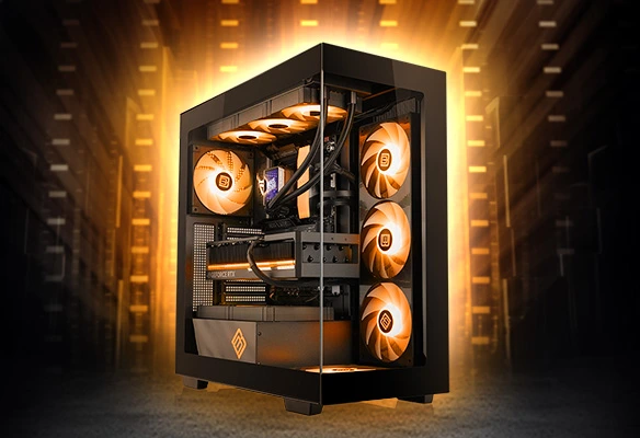 Spiele in der Profiliga &ndash; mit der BoostBoxx Lord Baron KeysJore Edition inkl. AMD Ryzen 9 9950X3D, WaK&uuml;, GeForce RTX 5090, 64 GB RAM, 8000 GB Samsung 990 Pro M.2 SSD, uvm.