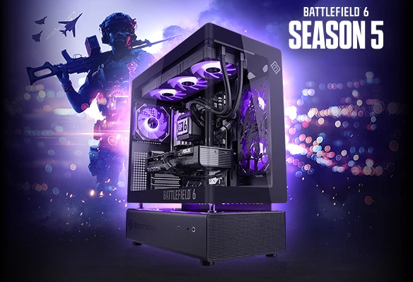 GameStar PC BF6 Extreme: Ryzen 7 7800X3D & RX 9070 XT f&uuml;r 4K-Gaming. Inkl. Deepcool LCD WaK&uuml; & BF6 Game-Code. Bei BoostBoxx kaufen!