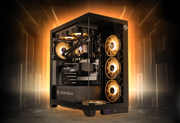 Die BoostBoxx KeysJore Ray-Gun Legende ist ideal f&uuml;r 4K-Gaming. Mit der Intel Core Ultra 7 265KF CPU, 32 GB DDR5-RAM, RTX 5070 und 2000 GB M.2 SSD liefert sie &uuml;berw&auml;ltigende Power!