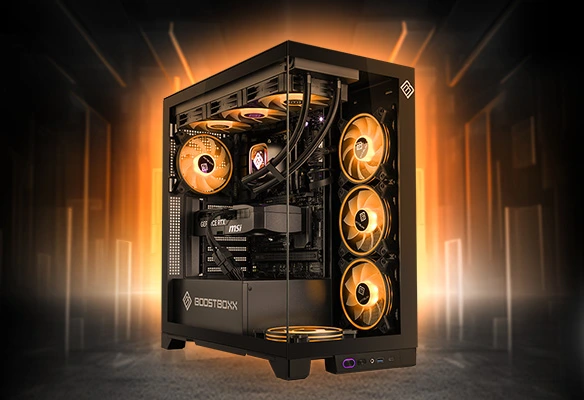 Die BoostBoxx KeysJore Seelenschredder ist ideal f&uuml;r 4K-Gaming. Mit der AMD Ryzen 7 9700X CPU, 32 GB DDR5-RAM, GeForce RTX 5070 und 2000 GB M.2 SSD liefert sie &uuml;berw&auml;ltigende Power!