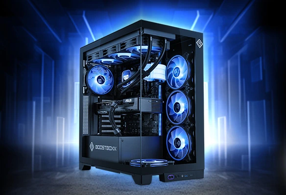 Mit dem BoostBoxx Papaplatte PC - Lattensepp Pro inkl. Radeon RX 9070 Grafik machst du dich bereit f&uuml;r die Gaming-Oberklasse!