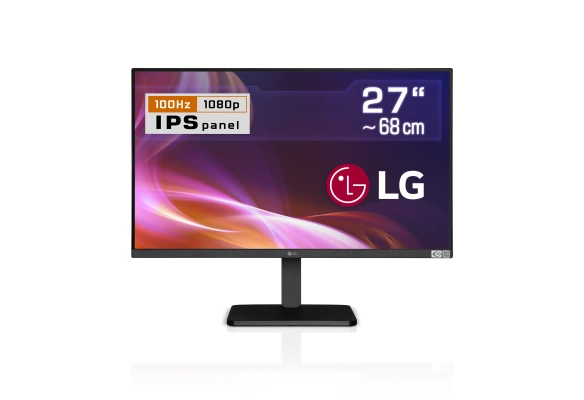 Der LG 27BA550-B ist ein 27" Monitor mit 16:9 Full HD-Display | Home Office