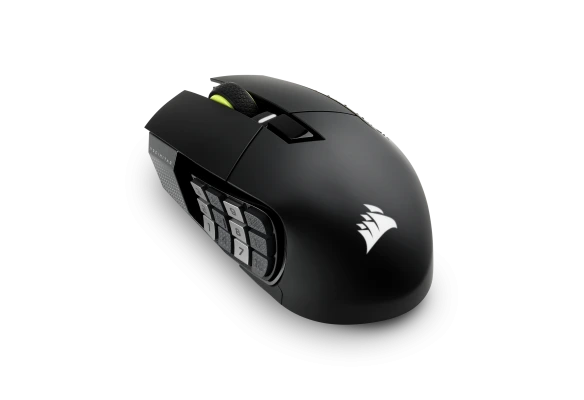 Die Corsair Scimitar ELITE bietet mit bis zu 26.000 dpi und 16 programmierbaren Tasten eine optimale Grundlage f&uuml;r jede Art von Gaming.