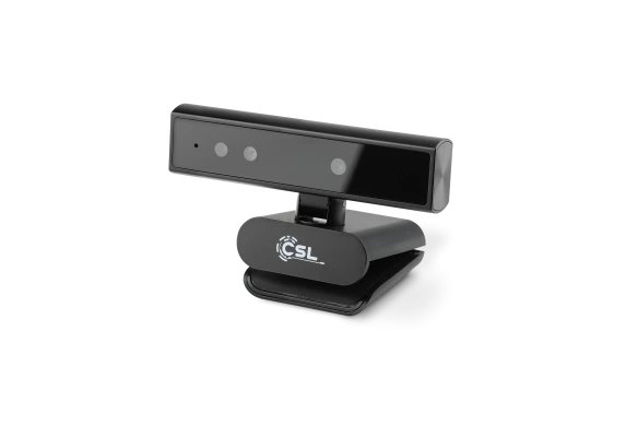 Die CSL HelloView Slim WebCam ist eine preiswerte WQHD Webcam mit Infrarot-Funktion f&uuml;r die Windows Gesichtserkennung.