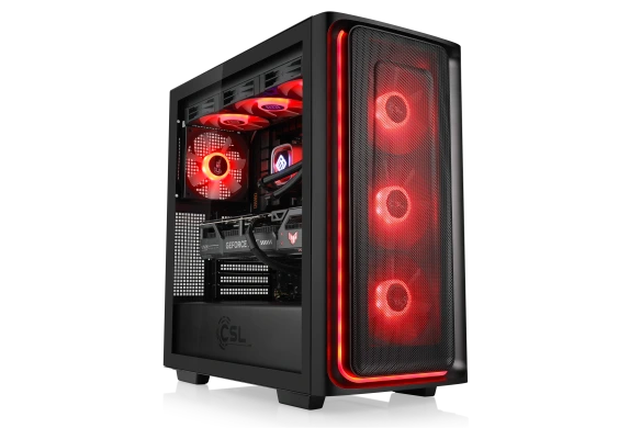 High-End Gaming-PC BoostBoxx 1215 mit AMD Ryzen 7 9800X3D, RTX 5070 Ti, DLSS 4 und 4th Gen Raytracing f&uuml;r neueste AAA-Games.