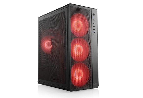 WQHD Gaming-PC mit AMD Ryzen 5 5600 Prozessor, Radeon RX 9060 XT Grafikkarte, 16GB RAM und 1TB SSD. Viel Leistung f&uuml;r aktuelle Spiele.