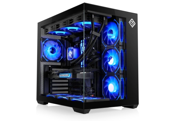 Perfektes WQHD-/4K-Gaming mit hoher FPS-Performance: Ryzen 7 9800X3D Prozessor, GeForce RTX 5070 & 32 GB RAM.