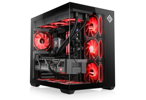 Maximale 4K-Gaming-Power mit Ryzen 7 9800X3D Prozessor, ASUS TUF RTX 5080, 64 GB DDR5 RAM & 4 TB NVMe SSD &ndash; BoostBoxx 1245!