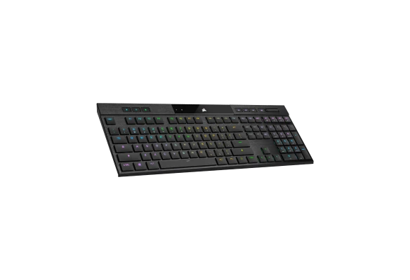 Corsair Gaming K100 RGB Air Wireless Mechanical  &ndash; mit RGB-Beleuchtung, Multimedia-Hotkeys, Anti-Ghosting, Rollover-Funktion, Handballenauflage