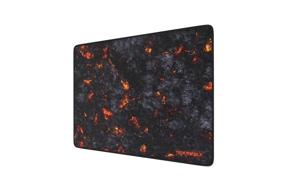 CSL Titanwolf Lava XL | Gaming-Mauspad zum g&uuml;nstigen Preis  | 44,0 &times; 35,0 &times; 0,3 cm | rutschfeste Gummi-Unterseite