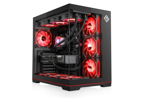 Perfektes WQHD-/4K-Gaming mit hoher FPS-Performance: Ryzen 7 9800X3D Prozessor, GeForce RTX 5070 & 32 GB RAM.
