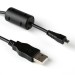 USB 2.0 Kabel 0,8 m, Ultra Mini Stecker USB A Stecker, schwarz