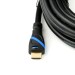 HDMI 2.0 Kabel, 0,5 m, schwarz/blau
