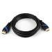 HDMI 2.0 Kabel, 1,5 m, schwarz/blau