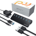 USB 3.2 Hub, 7 Ports inkl. Netzteil