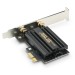 WLAN PCIe Karte 2400 MBit/s (574 MBit/s @ 2,4 GHz), Bluetooth 5.2 - Asus PCE-AXE59BT