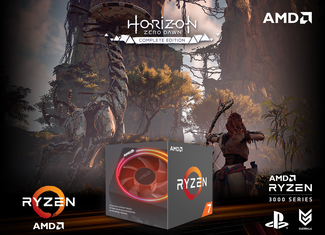 AMD Ryzen Hero Image - Horizon Zero Dawn